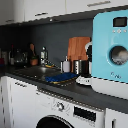 Amazing Cosy With Ocean View & Pool 公寓 比亚里茨