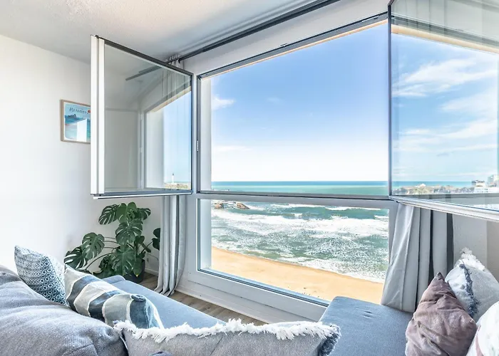 公寓 Luna - Vue Imprenable Sur La 比亚里茨