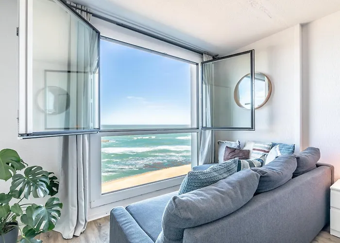 公寓 Luna - Vue Imprenable Sur La 比亚里茨